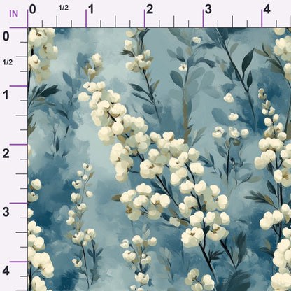 Painted Blossoms Pattern 19 Minky Fabric