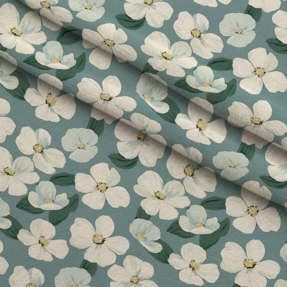 Painted Blossoms Pattern 3 Minky Fabric