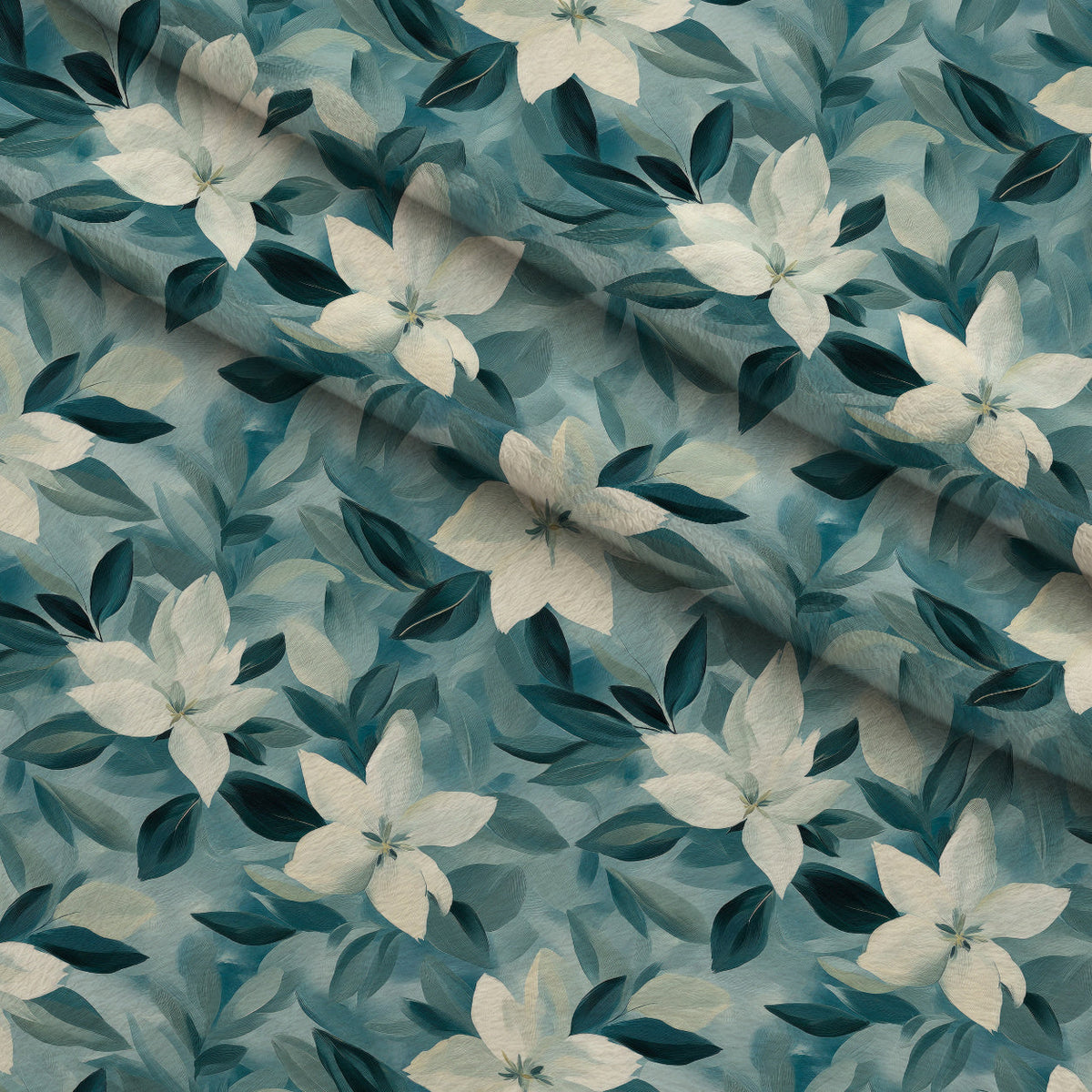 Painted Blossoms Pattern 6 Minky Fabric