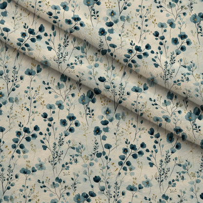 Painted Blossoms Pattern 8 Minky Fabric