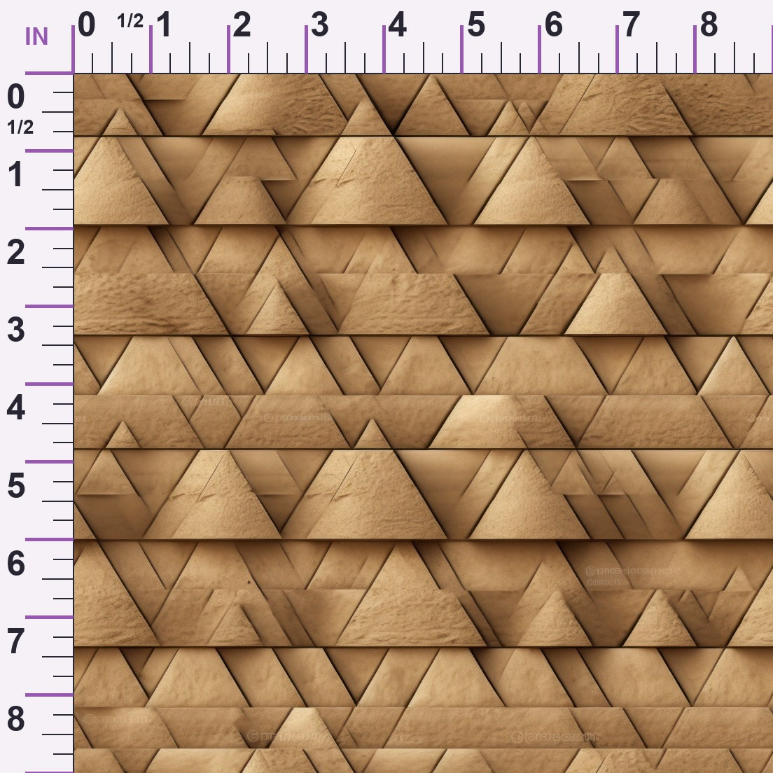 Painted Geometry Pattern 78 Minky Fabric