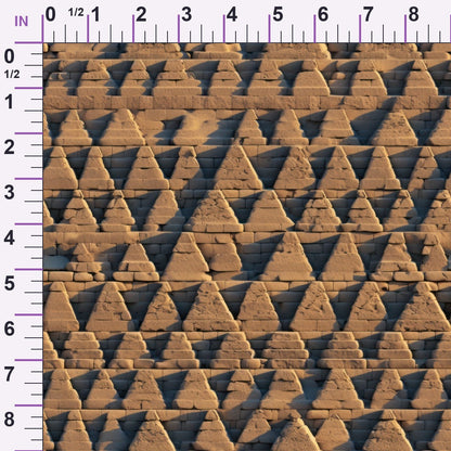 Painted Geometry Pattern 79 Minky Fabric