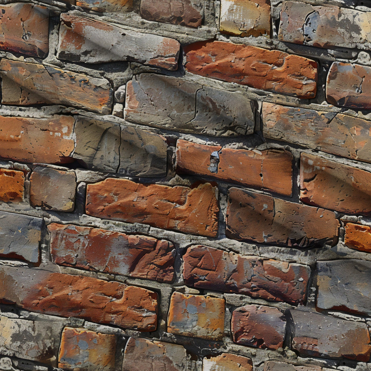 Painted Masonry Pattern 12 Minky Fabric