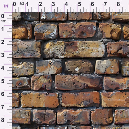 Painted Masonry Pattern 14 Minky Fabric