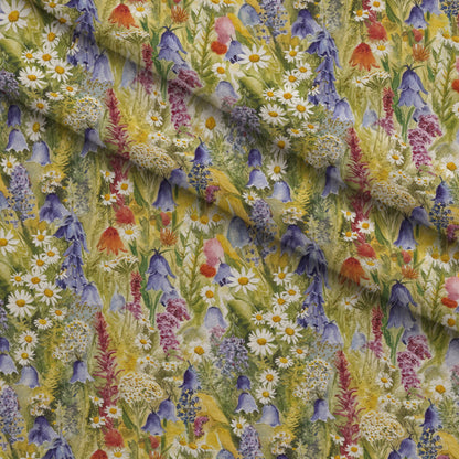 Painted Meadow Pattern 14 Minky Fabric