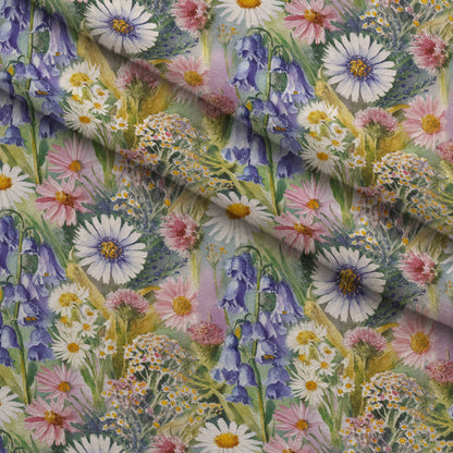 Painted Meadow Pattern 16 Minky Fabric
