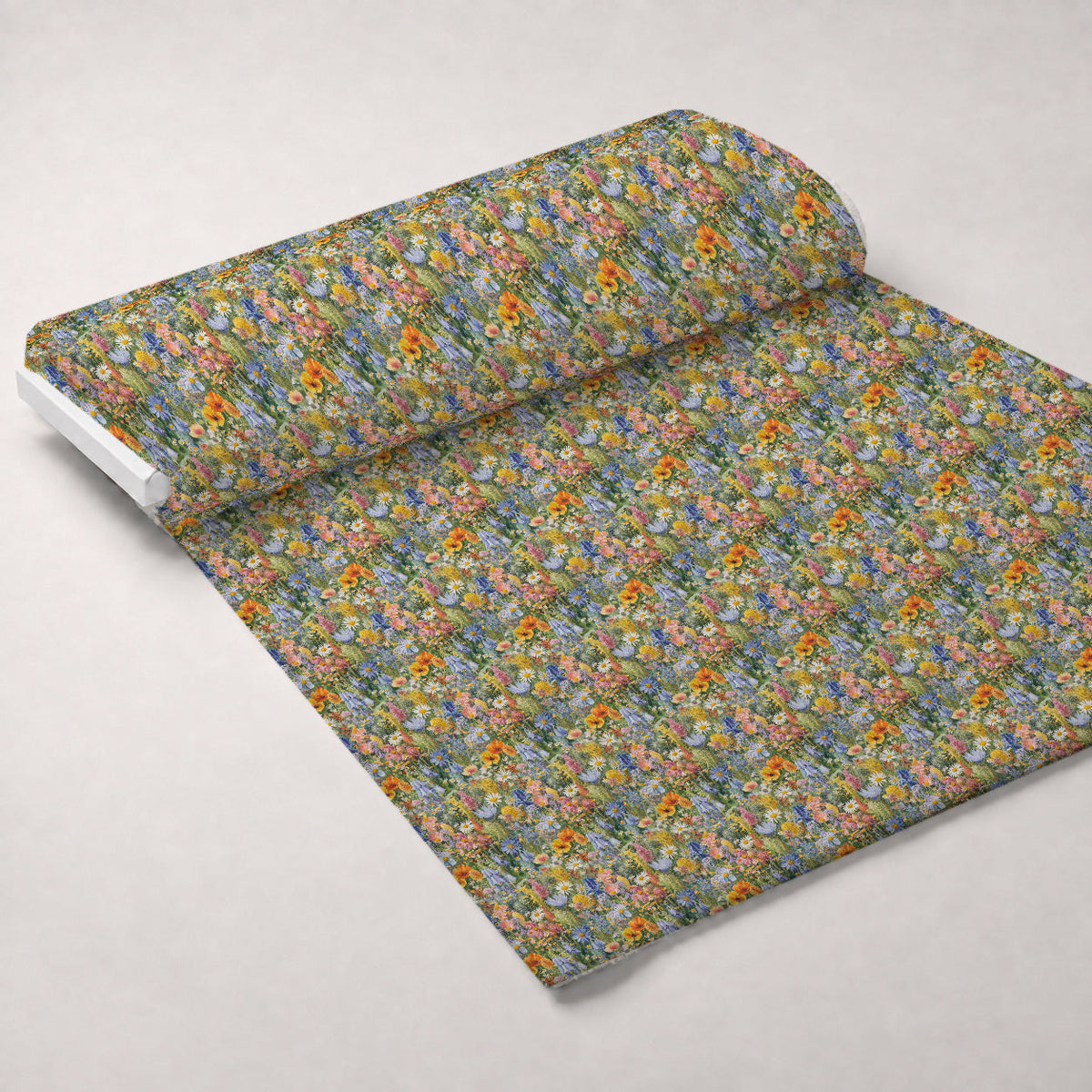 Painted Meadow Pattern 20 Minky Fabric