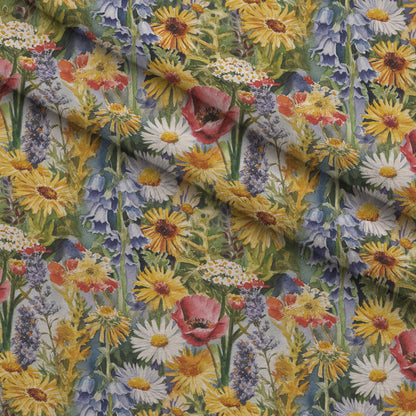 Painted Meadow Pattern 8 Minky Fabric