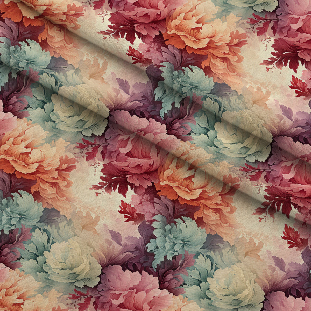 Painted Patina Pattern 1 Minky Fabric