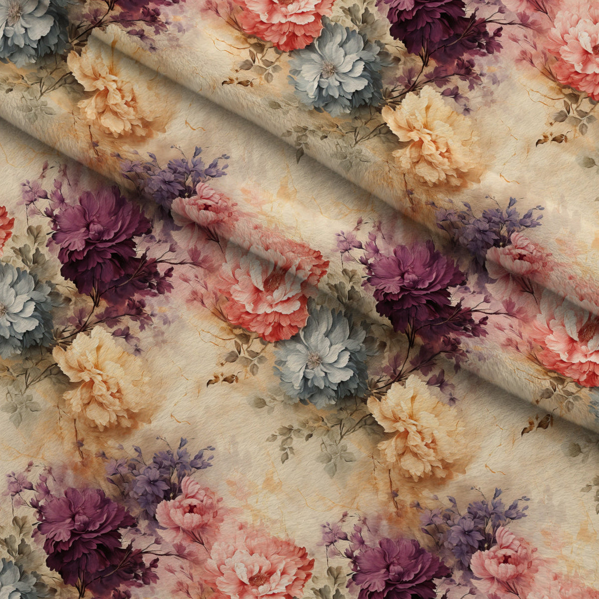 Painted Patina Pattern 2 Minky Fabric