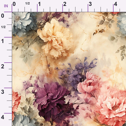 Painted Patina Pattern 2 Minky Fabric