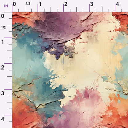 Painted Patina Pattern 4 Minky Fabric