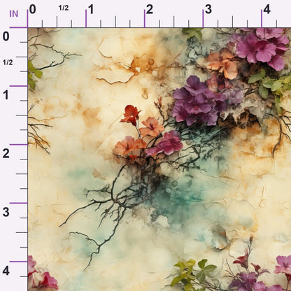 Painted Patina Pattern 8 Minky Fabric