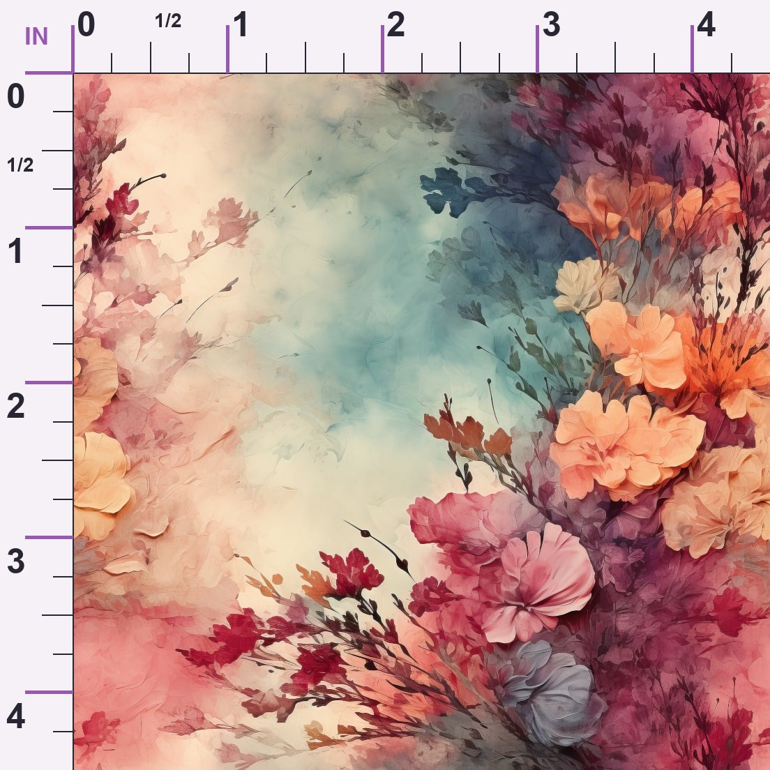 Painted Patina Pattern 9 Minky Fabric