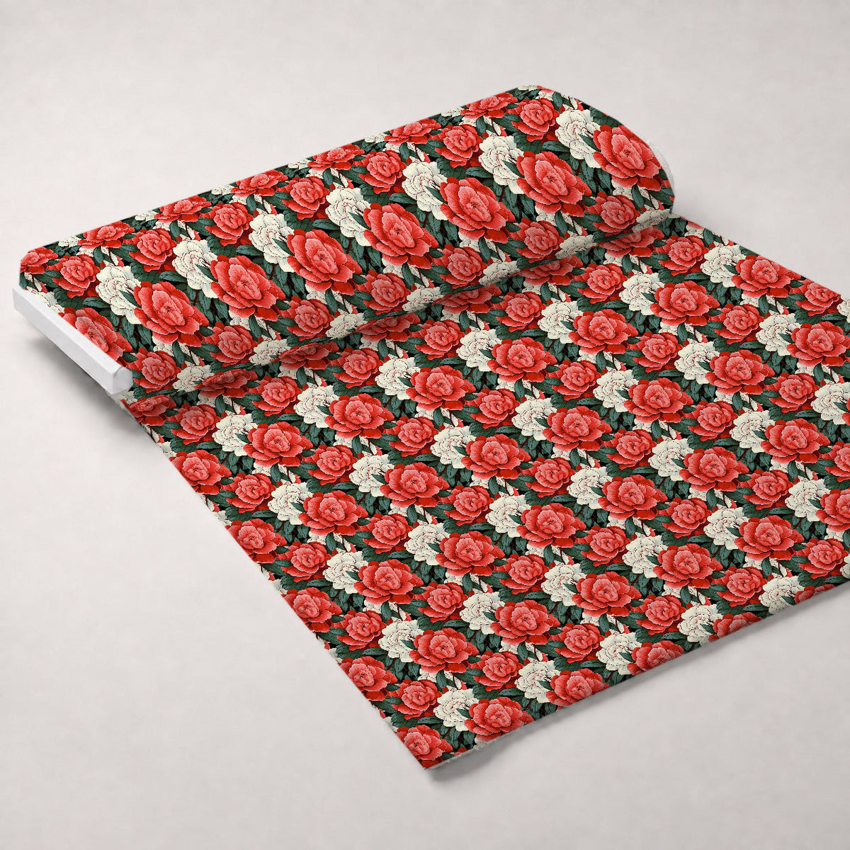 Painted Peonies Pattern 8 Minky Fabric