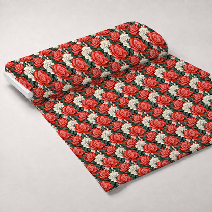 Painted Peonies Pattern 8 Minky Fabric