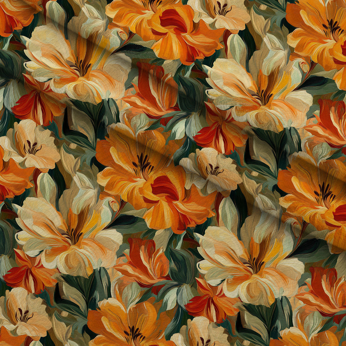 Painted Petals Pattern 11 Minky Fabric