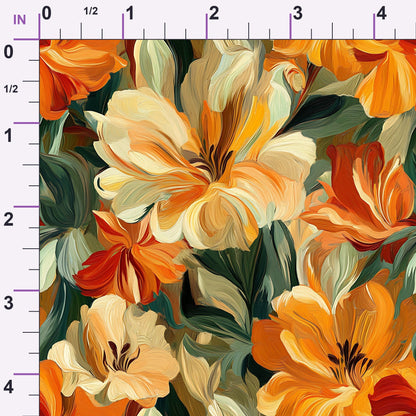 Painted Petals Pattern 11 Minky Fabric
