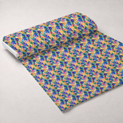 Painted Petals Pattern 12 Minky Fabric