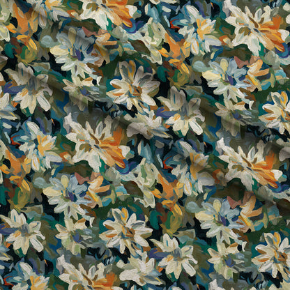 Painted Petals Pattern 6 Minky Fabric