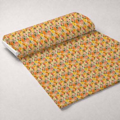 Painted Petals Pattern 8 Minky Fabric