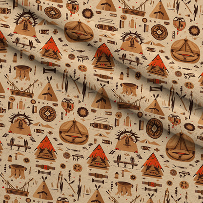 Painted Plains Pattern 11 Minky Fabric