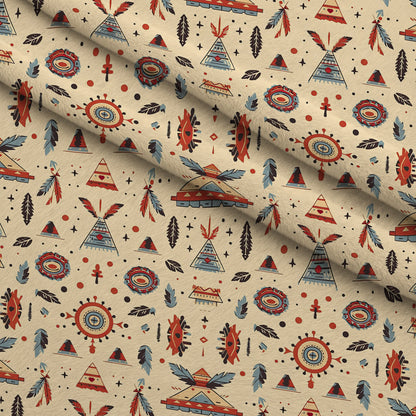 Painted Plains Pattern 6 Minky Fabric