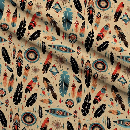Painted Plains Pattern 7 Minky Fabric