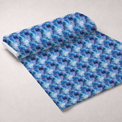 Painted Planets Pattern 1 Minky Fabric