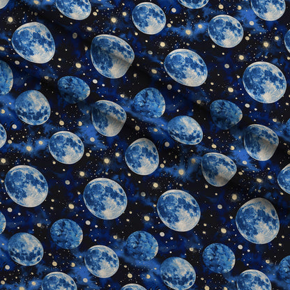 Painted Planets Pattern 19 Minky Fabric