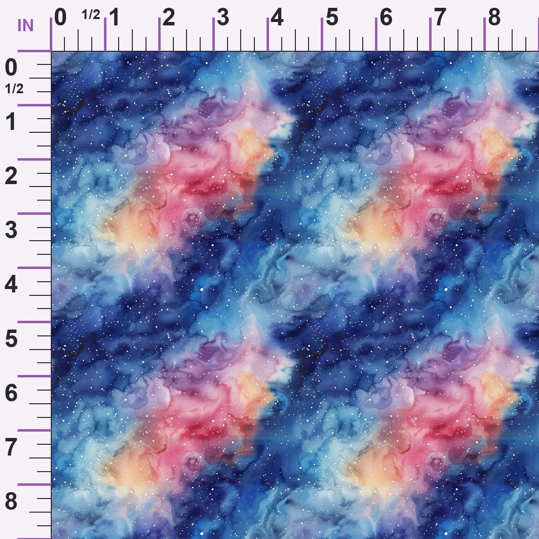 Painted Planets Pattern 20 Minky Fabric