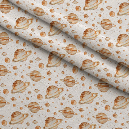 Painted Planets Pattern 5 Minky Fabric