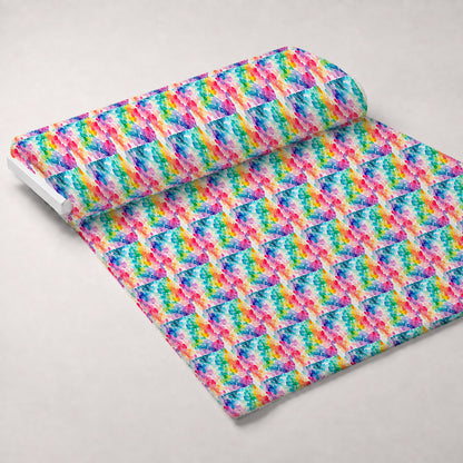 Painted Prism Pattern 1 Minky Fabric