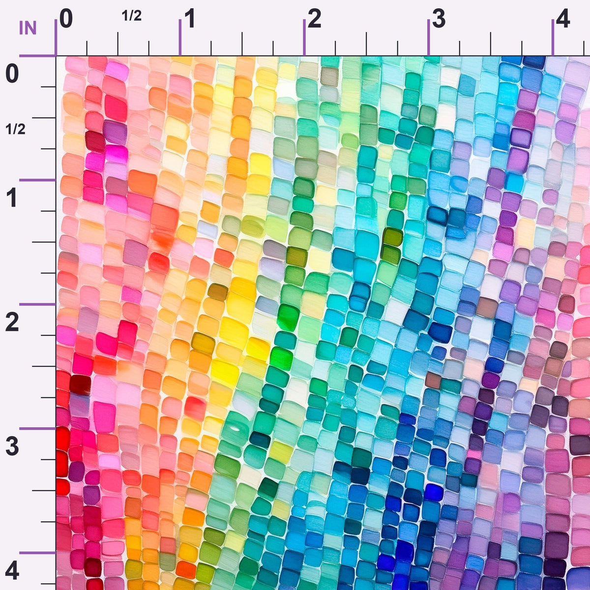 Painted Prism Pattern 10 Minky Fabric