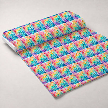 Painted Prism Pattern 2 Minky Fabric