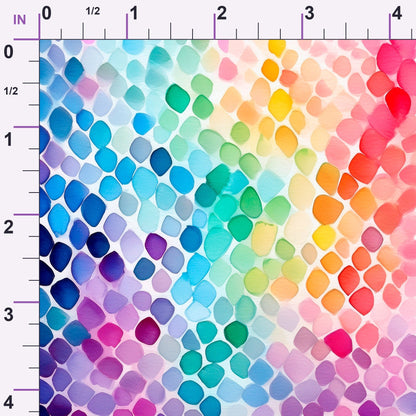 Painted Prism Pattern 7 Minky Fabric
