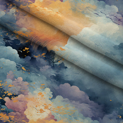 Painted Skies Pattern 11 Minky Fabric