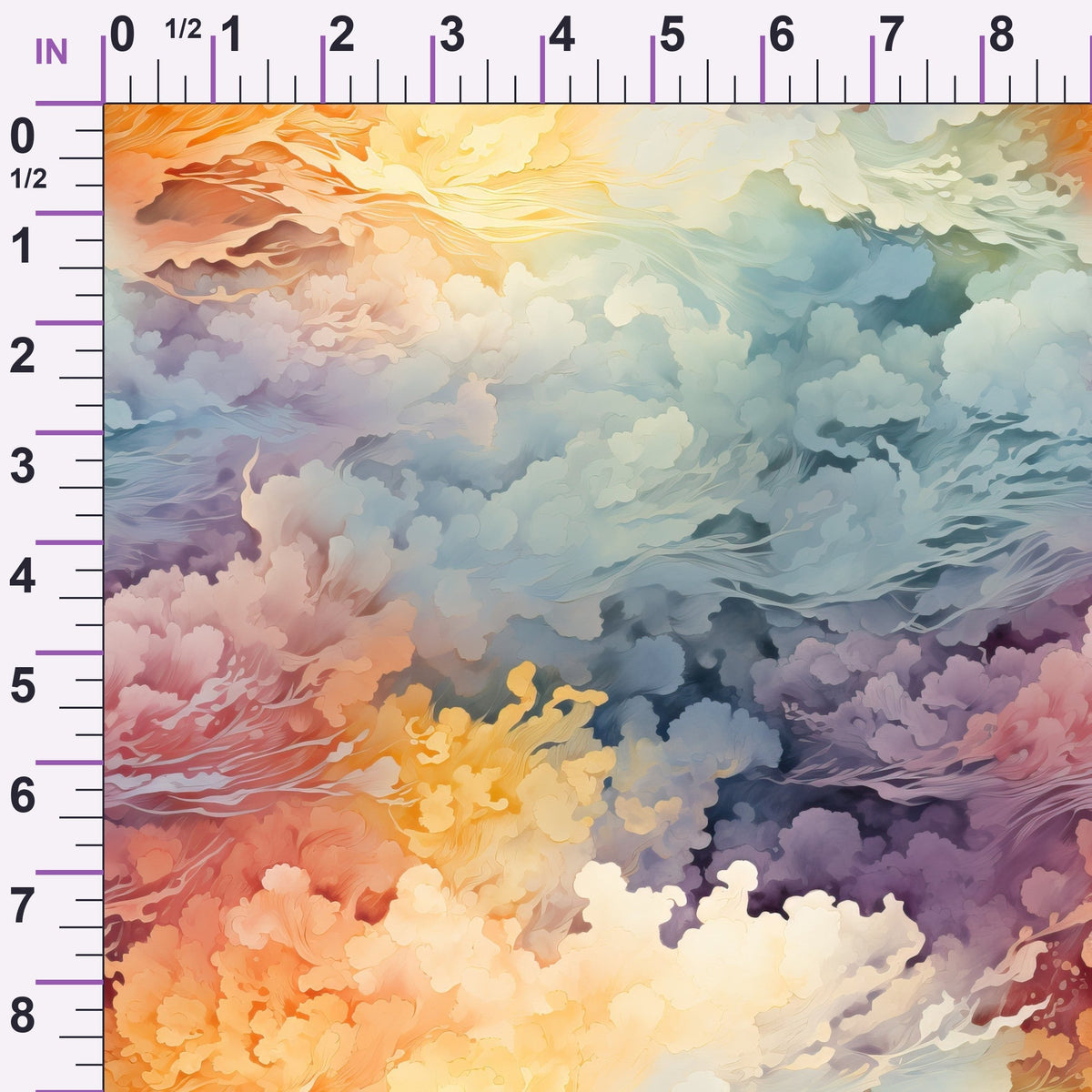 Painted Skies Pattern 12 Minky Fabric