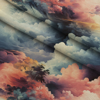 Painted Skies Pattern 6 Minky Fabric