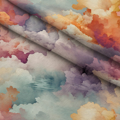 Painted Skies Pattern 9 Minky Fabric