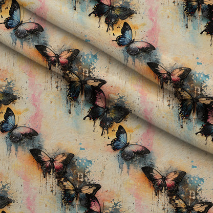 Painted Wings Pattern 11 Minky Fabric