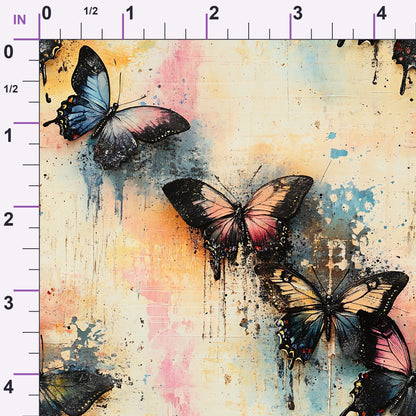 Painted Wings Pattern 11 Minky Fabric