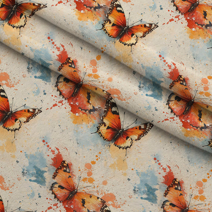Painted Wings Pattern 13 Minky Fabric