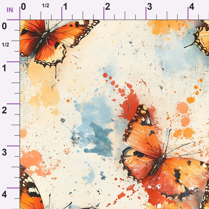 Painted Wings Pattern 13 Minky Fabric