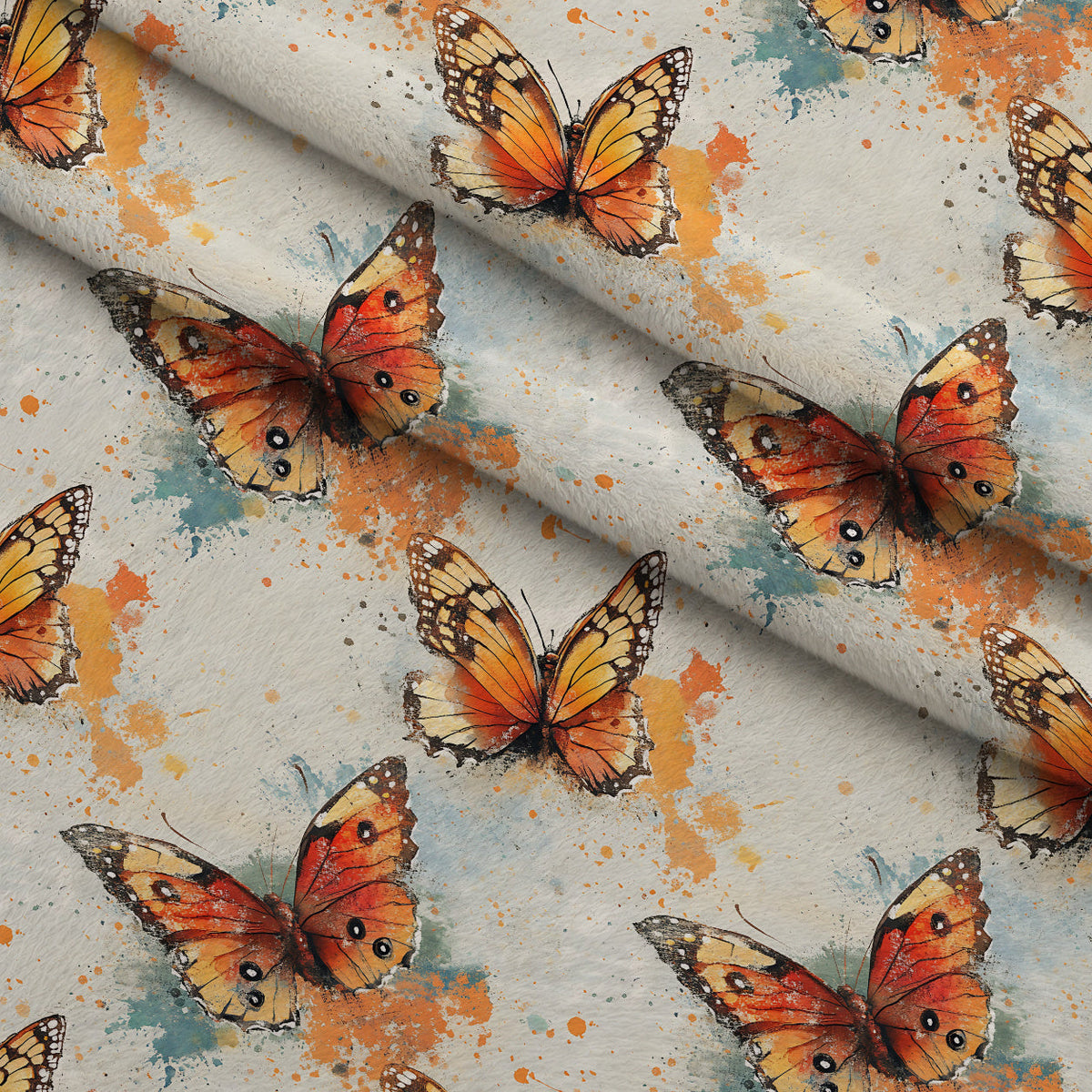 Painted Wings Pattern 14 Minky Fabric
