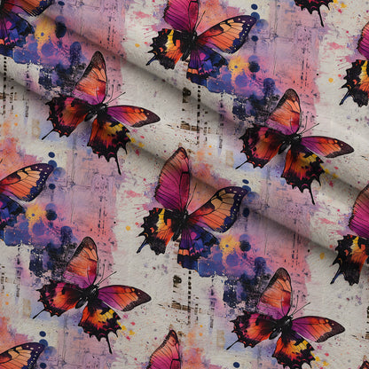 Painted Wings Pattern 16 Minky Fabric