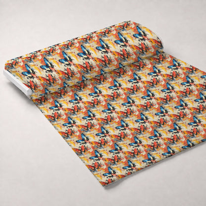Painted Wings Pattern 20 Minky Fabric