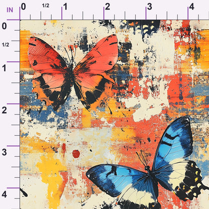 Painted Wings Pattern 20 Minky Fabric