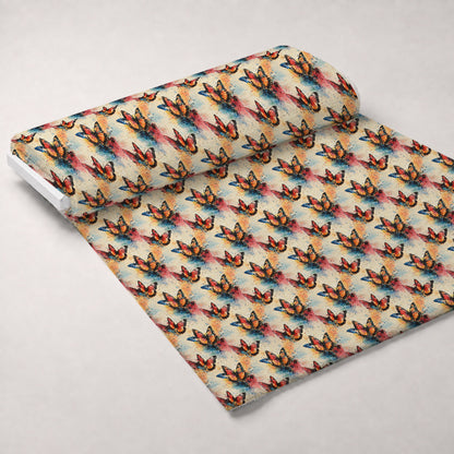 Painted Wings Pattern 6 Minky Fabric