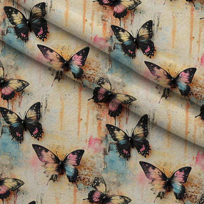 Painted Wings Pattern 7 Minky Fabric